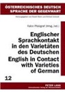 Falco Pfalzgraf - Englischer Sprachkontakt in den Varietäten des Deutschen- English in Contact with Varieties of German