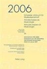 Schweiz. Musikforschende Gesellschaft - Schweizer Jahrbuch für Musikwissenschaft- Annales Suisses de Musicologie- Annuario Svizzero di Musicologia