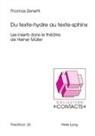 Thomas Zenetti - Du texte-hydre au texte-sphinx