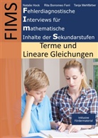 Rita Borromeo Ferri, Natalie Hock, Tan Mehlfärber, Tanja Mehlfärber - Fehlerdiagnostische Interviews für mathematische Inhalte der Sekundarstufen (FIMS)