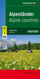 freytag &amp; berndt, freytag &amp; berndt - Alpenländer, Straßenkarte 1:800.000, freytag & berndt