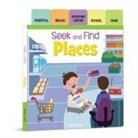 Wonder House Books - Seek and Find - Places: Early Learning Board Books with Tabs
