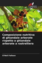 O'Neil Falloon - Composizione nutritiva di ghiandaie arborate rispetto a ghiandaie arborate a rastrelliera