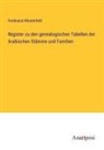 Ferdinand Wüstenfeld - Register zu den genealogischen Tabellen der Arabischen Stämme und Familien