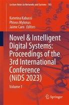 Jaime Caro, Katerina Kabassi, Phivos Mylonas - Novel & Intelligent Digital Systems: Proceedings of the 3rd International Conference (NiDS 2023)