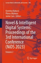 Jaime Caro, Katerina Kabassi, Phivos Mylonas - Novel & Intelligent Digital Systems: Proceedings of the 3rd International Conference (NiDS 2023)