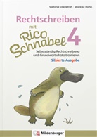 Stefanie Drecktrah, Mareike Hahn - Rechtschreiben mit Rico Schnabel, Klasse 4 - silbierte Ausgabe