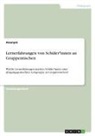 Anonymous - Lernerfahrungen von Schüler*innen an Gruppentischen