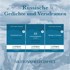 Alexander Puschkin, EasyOriginal Verlag, Ilya Frank - Russische Gedichte und Versdramen (Bücher + 3 Audio+CDs), m. 3 Audio-CD, m. 3 Audio, m. 3 Audio, 3 Teile