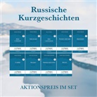 Alexander Puschkin, Anton Pawlowitsch Tschechow, EasyOriginal Verlag, Ilya Frank - Russische Kurzgeschichten (Bücher + 9 Audio-CDs), m. 9 Audio-CD, m. 9 Audio, m. 9 Audio, 9 Teile