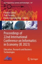 Cristian Ciurea, Florin Gheorghe Filip, Florin Gheorghe Filip, Paul Pocatilu - Proceedings of 22nd International Conference on Informatics in Economy (IE 2023)