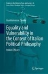 Gianfrancesco Zanetti - Equality and Vulnerability in the Context of Italian Political Philosophy