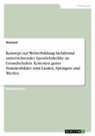 Anonymous - Konzept zur Weiterbildung fachfremd unterrichtender Sportlehrkräfte an Grundschulen. Kriterien guter Stundenbilder zum Laufen, Springen und Werfen