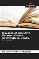 Ximena Beatriz Carrión Espinosa - Issuance of Executive Decrees without Constitutional control