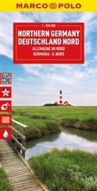Marco Polo Verlag - MARCO POLO Reisekarte Deutschland Nord 1:550.000