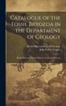 John Walter Gregory, British Museum (Natural History) Dept - Catalogue of the Fossil Bryozoa in the Department of Geology: British Museum (Nautral History) the Jurassic Bryozoa