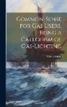 Robert Wilson - Common-Sense for Gas Users. Being a Catechism of Gas-Lighting