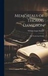 William Angus Knight - Memorials of Thomas Davidson: The Wandering Scholar
