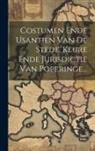 Anonymous - Costumen Ende Usantien Van De Stede, Keure Ende Jurisdictie Van Poperinge