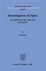 Jan Lohse - Homologation im Sport.
