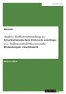 Anonymous - Analyse der Farbverwendung im lyrisch-dramatischen Frühwerk von Hugo von Hofmannsthal. Märchenhafte Bedeutungen entschlüsselt