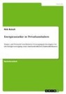 Nick Bulach - Energieautarkie in Privathaushalten