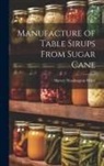 Harvey Washington Wiley - Manufacture of Table Sirups From Sugar Cane