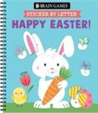 Brain Games, New Seasons, Publications International Ltd - Brain Games - Sticker by Letter: Happy Easter!