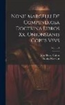 Nonius Marcellus, John Henry Onions - Nonii Marcelli De Compendiosa Doctrina Libros Xx, Onionsianis Copiis Vsvs; Volume 1
