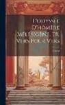 Homer - L'odyssée D'homère Mélésigène, Tr. Vers Pour Vers