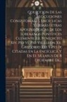 Anonymous - Coleccion De Las Alocuciones Consistoriales, Encíclicas Y Demás Letras Apostológicas De Los Soberanos Pontífices Clemente Xii, Benedicto Xiv, Pío Vi