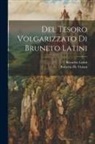 Roberto De Visiani, Brunetto Latini - Del Tesoro Volgarizzato Di Bruneto Latini