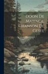 Anonymous - Doon De Maience, Chanson De Geste