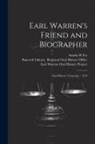 Irving Stone, Bancroft Library Regional Oral History, Earl Warren Oral History Project (Ban - Earl Warren's Friend and Biographer: Oral History Transcript / 1976
