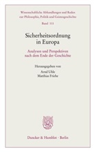 Friehe, Matthias Friehe, Arnd Uhle - Sicherheitsordnung in Europa.