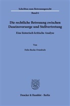 Felix Recke-Friedrich - Die rechtliche Betreuung zwischen Daseinsvorsorge und Stellvertretung.