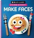 Brain Games, New Seasons, Publications International Ltd - Brain Games - Sticker Activity - Make Faces (Age 3 Years and Up)