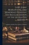 Assembly of the Territory of Nebraska - Laws, Joint Resolutions, and Memorials Passed at the Regular Session of the Legislative Assembly