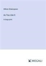 William Shakespeare - As You Like It