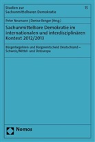 Peter Neumann, Renger, Denise Renger - Sachunmittelbare Demokratie im internationalen und interdisziplinären Kontext 2012/2013