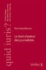 Dominique Disens, Dominique Diserens - Le droit d'auteur des journalistes