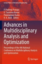 R. K. Amit, P. Pradeep Pratapa, Palaniappan Ramu, Palaniappan Ramu et al, G Saravana Kumar, G. Saravana Kumar - Advances in Multidisciplinary Analysis and Optimization