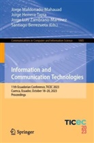 Santiago Berrezueta, Jorge Herrera-Tapia, Luis Zambrano-Martínez et al, Jorge Maldonado-Mahauad, Jorge Luis Zambrano-Martínez - Information and Communication Technologies