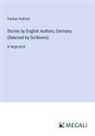 VARIOUS AUTHORS - Stories by English Authors; Germany (Selected by Scribners)