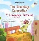 Kidkiddos Books, Rayne Coshav - The Traveling Caterpillar (English Welsh Bilingual Book for Kids)