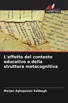 Marjan Aghajanian Sabbagh - L'effetto del contesto educativo e della struttura metacognitiva