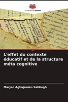 Marjan Aghajanian Sabbagh - L'effet du contexte éducatif et de la structure méta cognitive