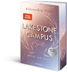 Alexandra Flint - Lakestone Campus of Seattle, Band 1: What We Fear (SPIEGEL-Bestseller | Limitierte Auflage mit Farbschnitt und Charakterkarte)