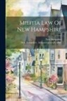 New Hampshire, New Hampshire Adjutant-General's Offic - Militia Law Of New Hampshire