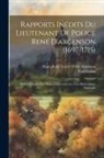 Paul Cottin, Marc-René Voyer D' De Argenson - Rapports Inédits Du Lieutenant De Police René D'argenson (1697-1715): Publiés D'après Des Manuscrits Conservés À La Bibliothèque Nationale